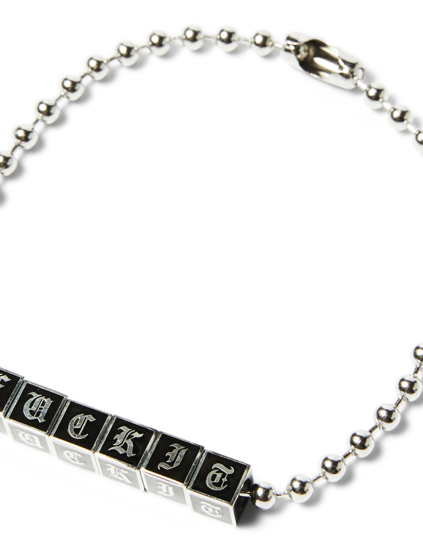 Blocks Bracelet - Silver Stainless Steel S/M