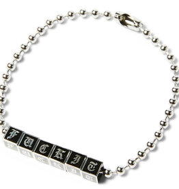 Blocks Bracelet - Silver Stainless Steel S/M