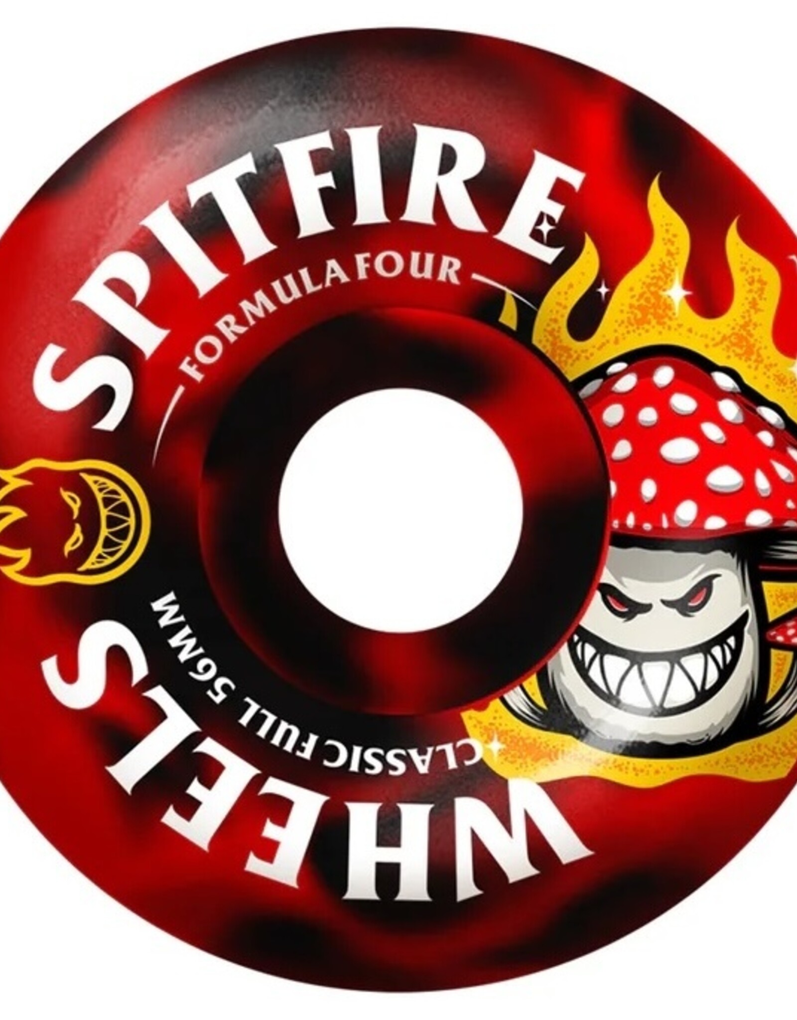 SPITFIRE Shroom Bighead F4 99 Classic Full Black/Red - 56mm
