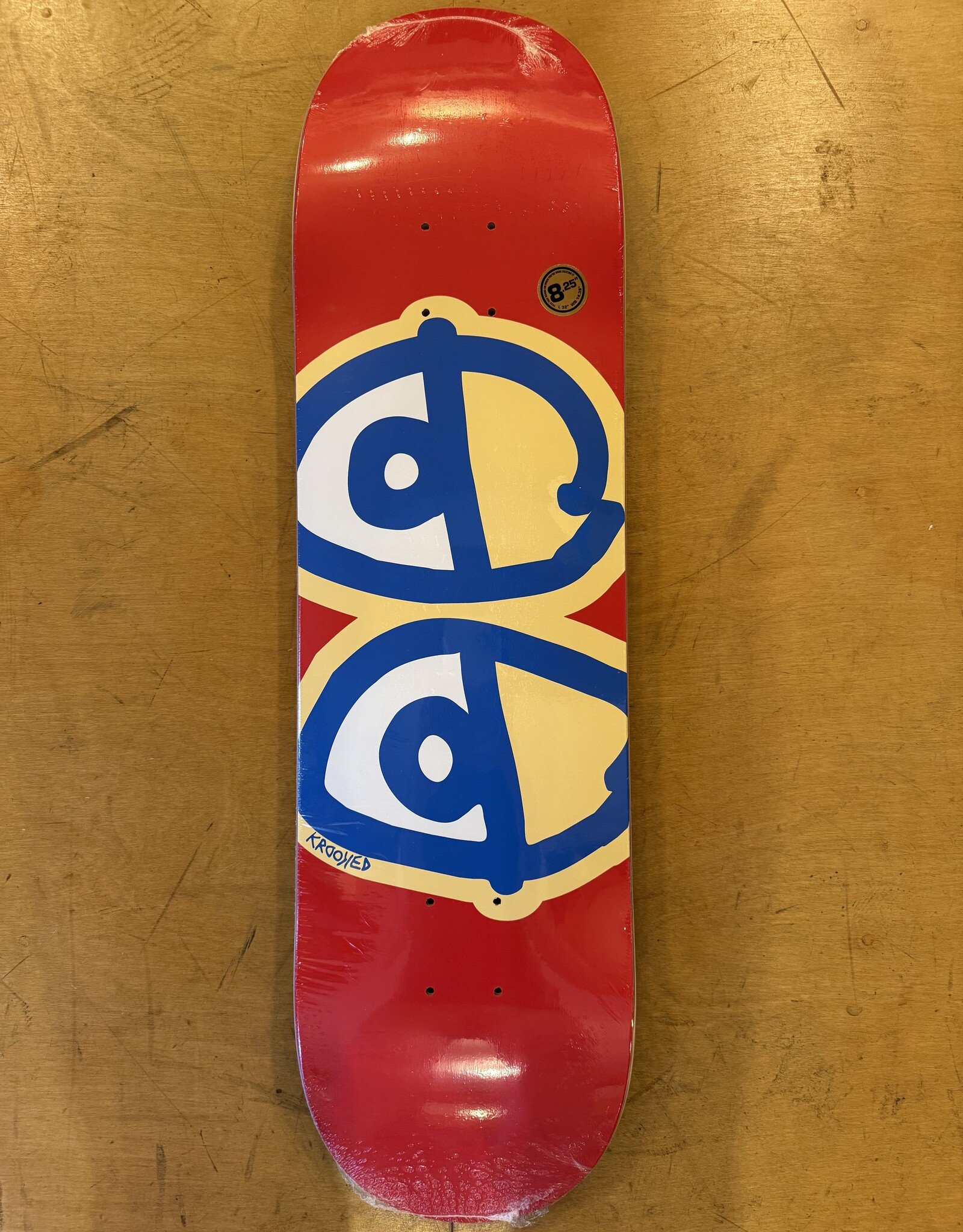 KROOKED TEAM EYES DECK RED - 8.25