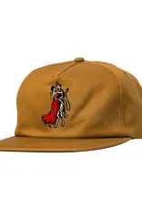 REAL SKATEBOARDS Dance With the Devil Snapback Hat - Light Brown