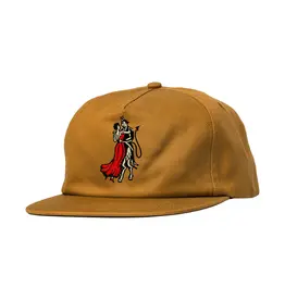 REAL SKATEBOARDS Dance With the Devil Snapback Hat - Light Brown