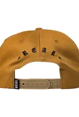 REAL SKATEBOARDS Dance With the Devil Snapback Hat - Light Brown