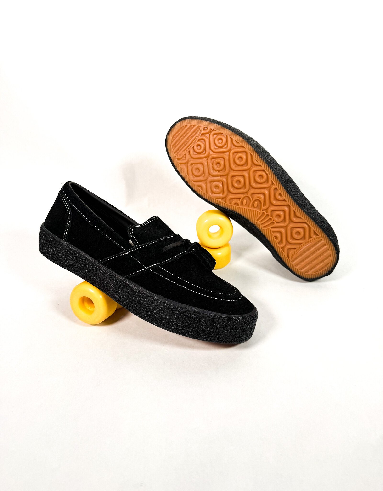 LAST RESORT AB VM005 Loafer - Black / Black / White Stitch