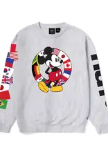 Worldwide Mickey Tour Crewneck - Heather Grey