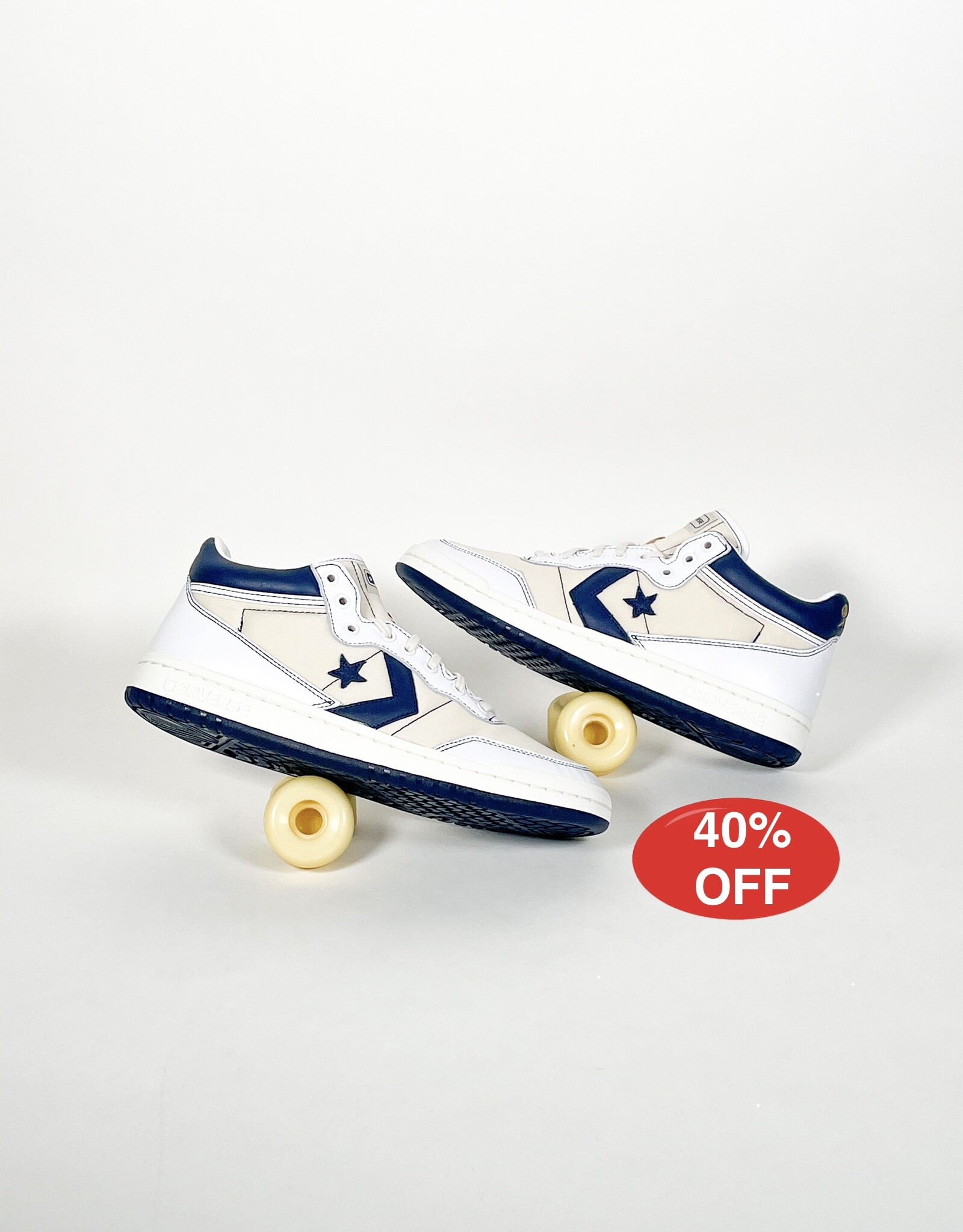 CONVERSE CONVERSE CONS FASTBREAK PRO MID - WHITE/NAVY/EGRET