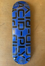 QUASI SKATEBOARDS Acid Ply Logo Team Deck Blue - 8.625