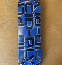 QUASI SKATEBOARDS Acid Ply Logo Team Deck Blue - 8.625