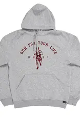 QUASI SKATEBOARDS Run Hoodie - Heather Grey