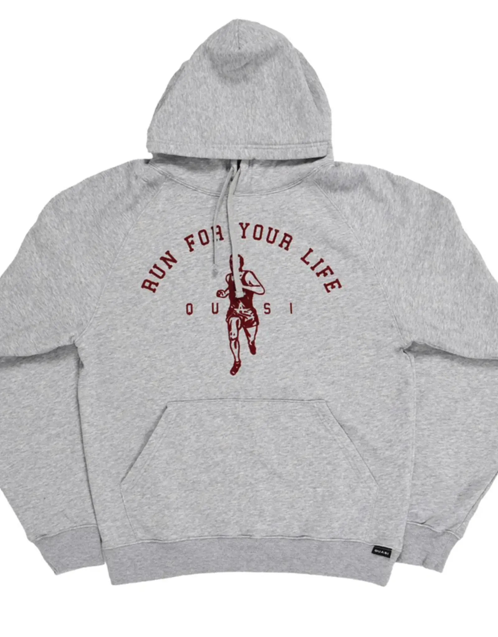 QUASI SKATEBOARDS Run Hoodie - Heather Grey