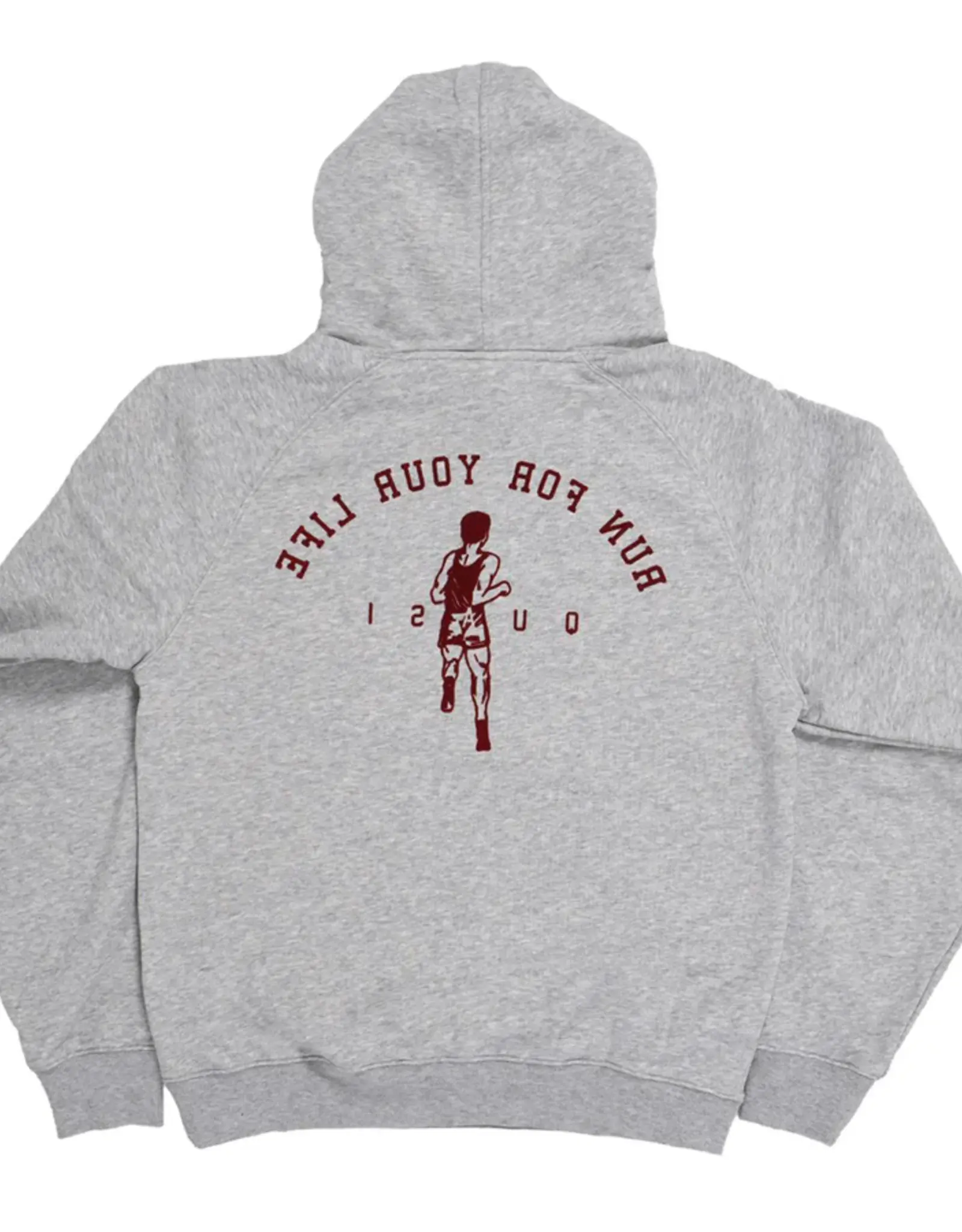 QUASI SKATEBOARDS Run Hoodie - Heather Grey