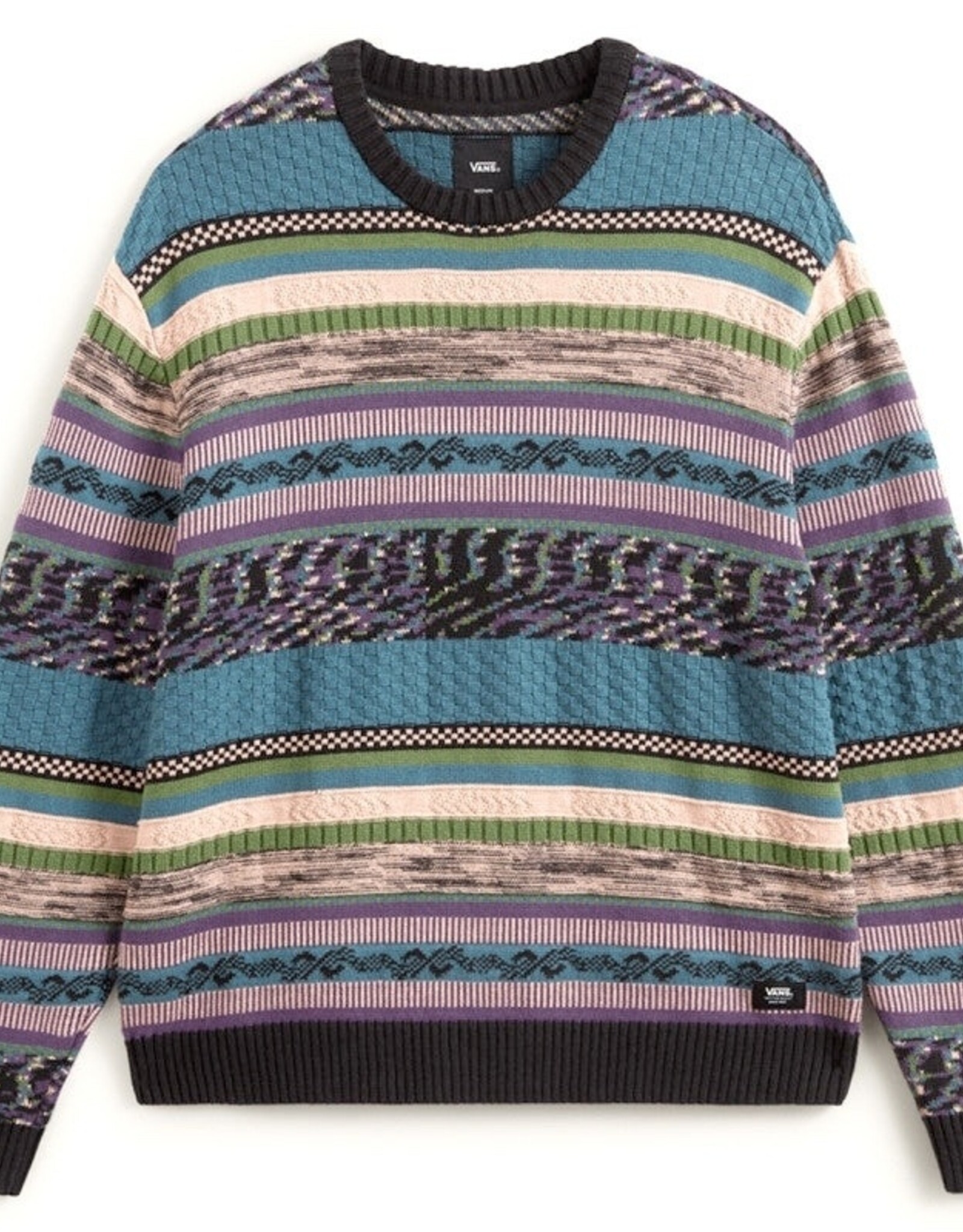 VANS Boyer Crew Sweater - Black / Stargazer