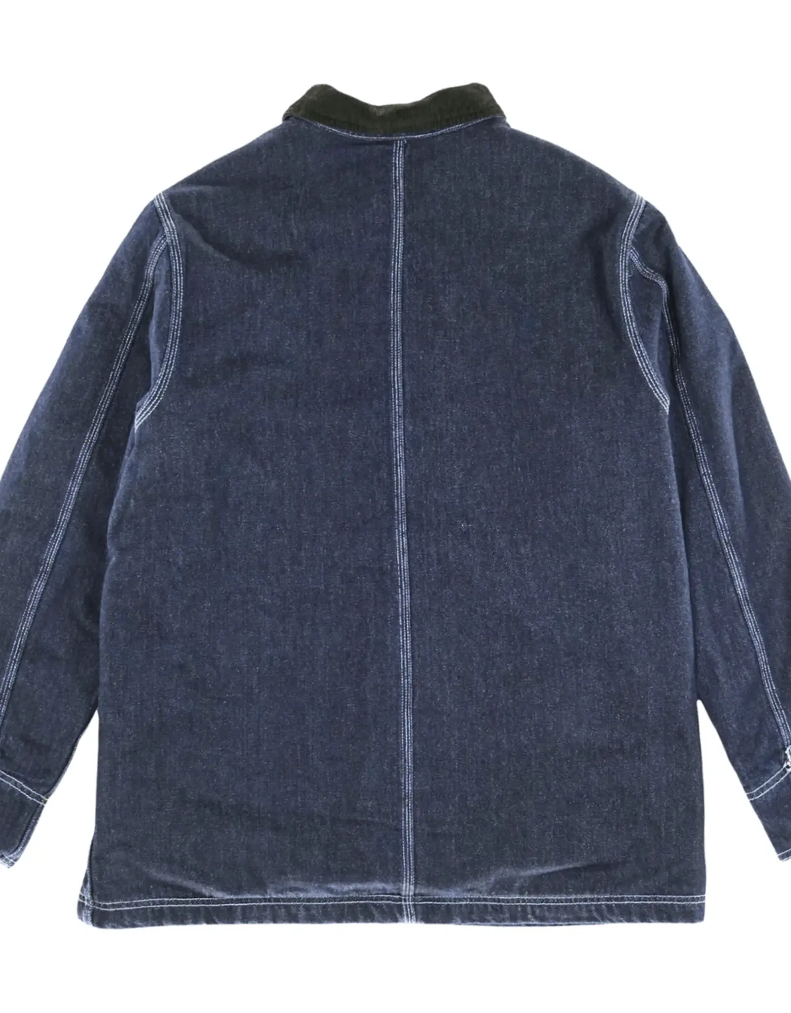 DICKIES Denim Blanket Lined Chore Coat - Rinsed Indigo Blue