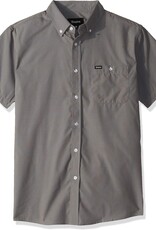 BRIXTON BRIXTON CENTRAL S/S BUTTON - SMOKE