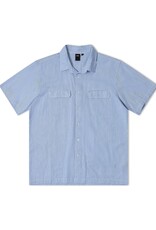 FORMER FORMER VIVIAN BROADCAST S/S BUTTON - BLUE STRIPE