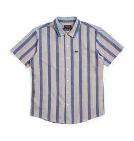 BRIXTON BRIXTON CHARTER S/S BUTTON - WASHED NAVY