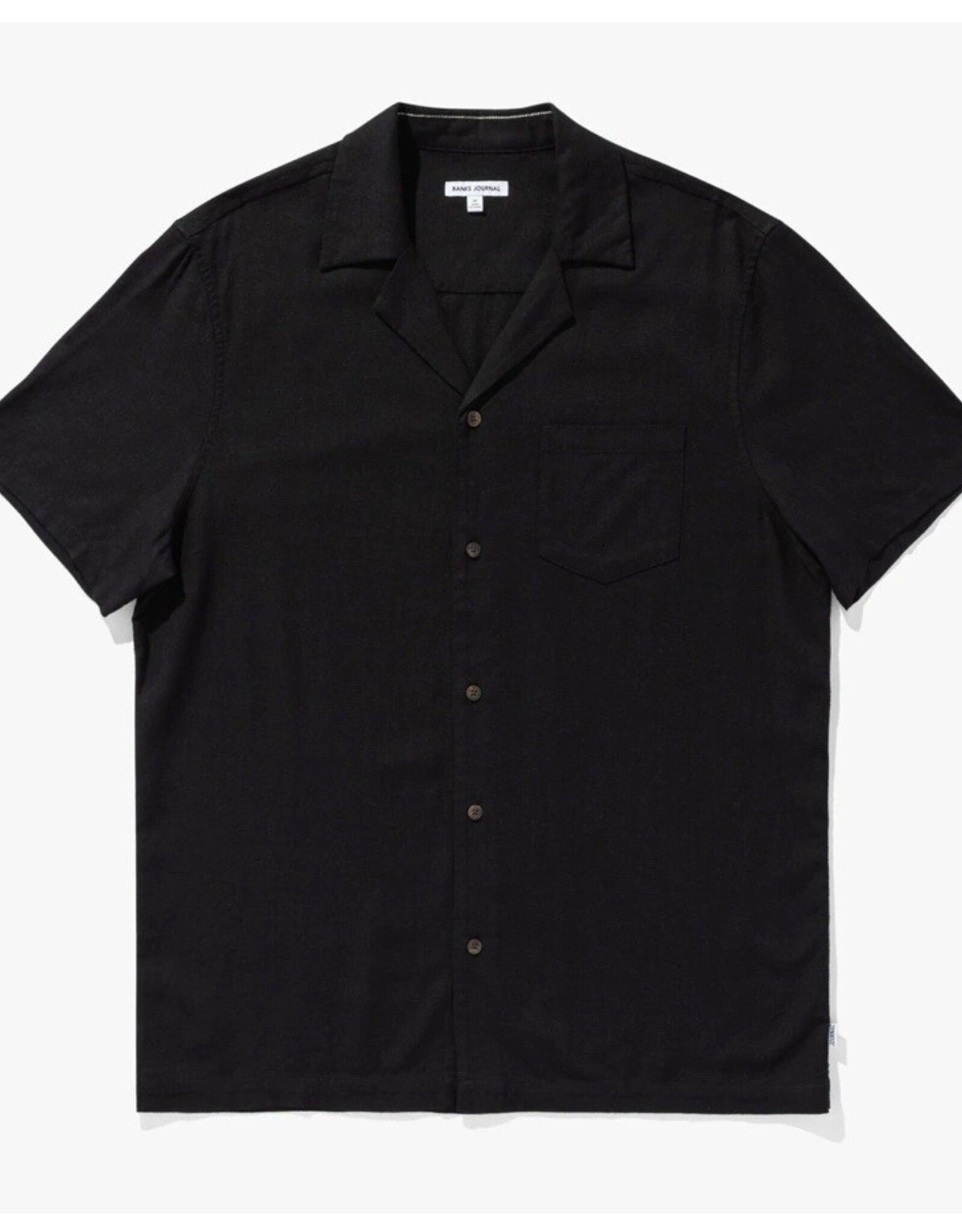 BANKS JOURNAL BANKS JOURNAL BRIGHTON S/S SHIRT - BLACK
