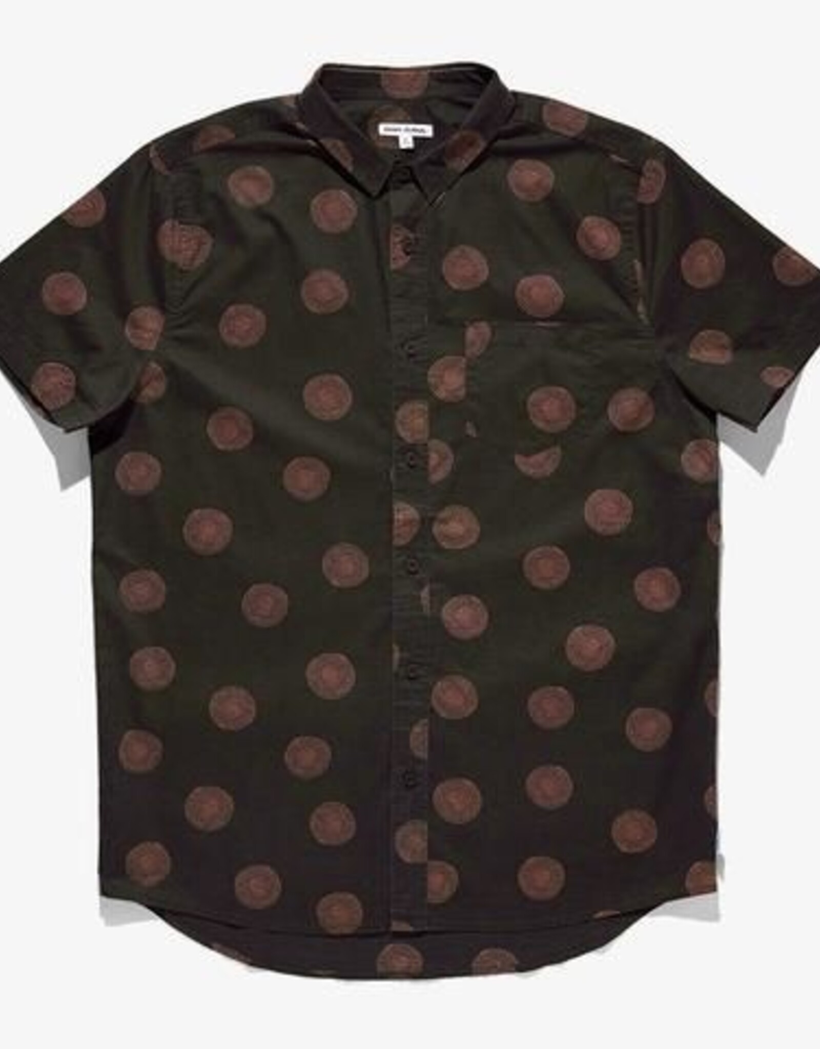 BANKS JOURNAL BANKS SOLAR S/S BUTTON - DIRTY BLACK