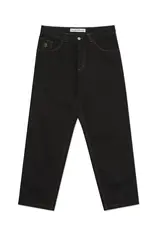 POLAR 93! Pants Contrast Stitching - Black / Dark Olive