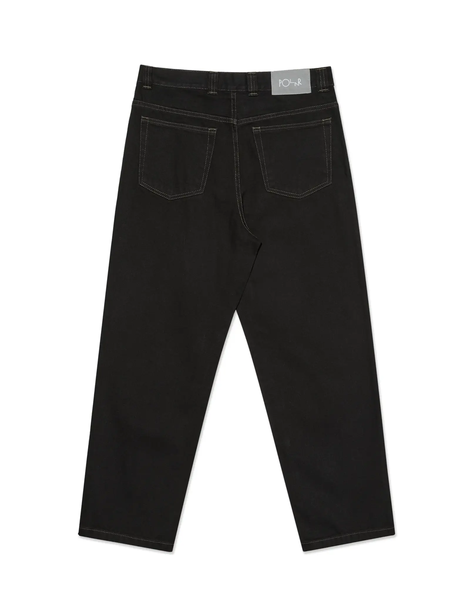 93! Pants Contrast Stitching - Black / Dark Olive