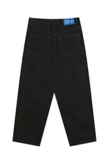 POLAR Big Boy Pants - Black / Blue Stitching