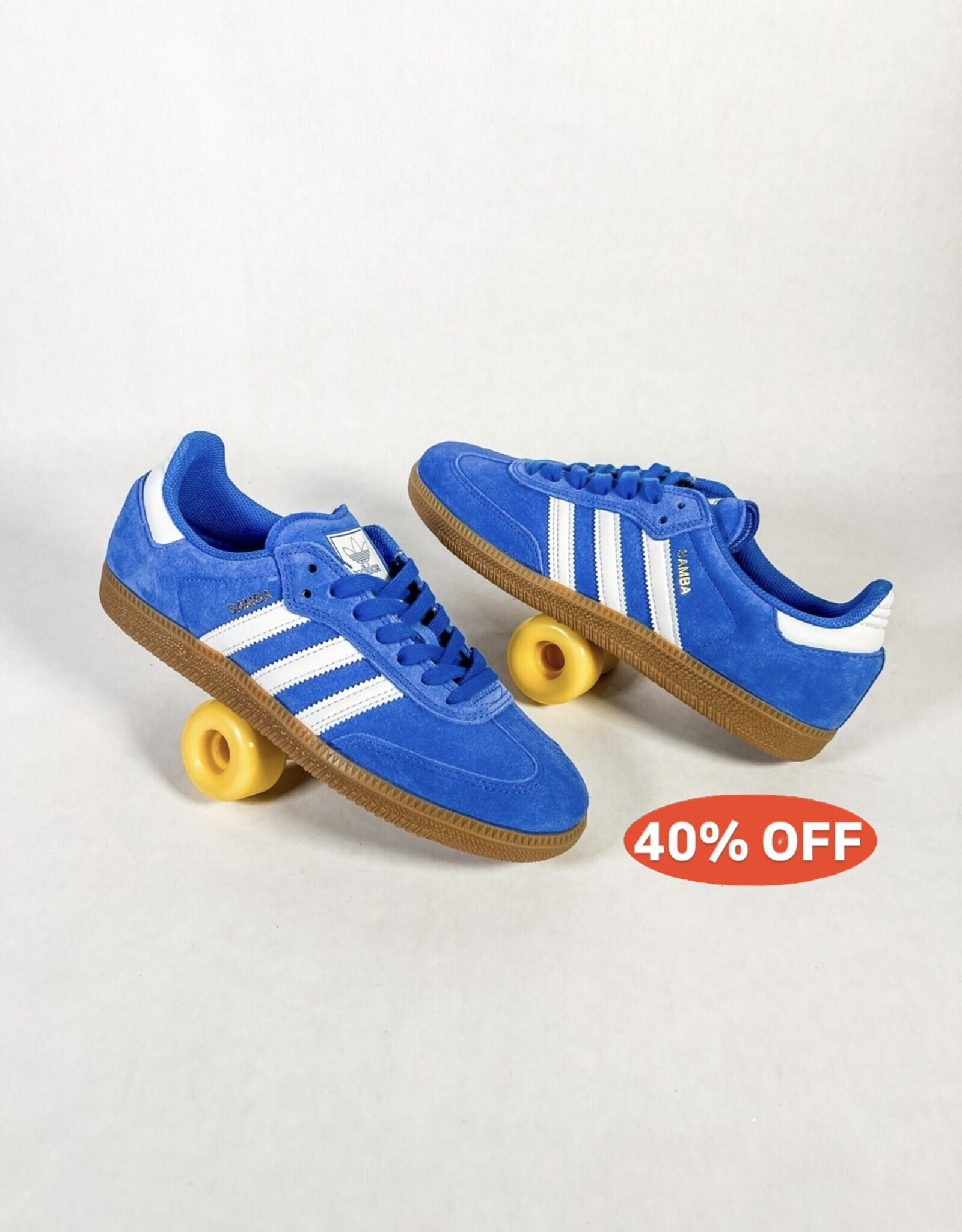 ADIDAS SAMBA ADV - BLUBIR/FTWWHT/GOLDME