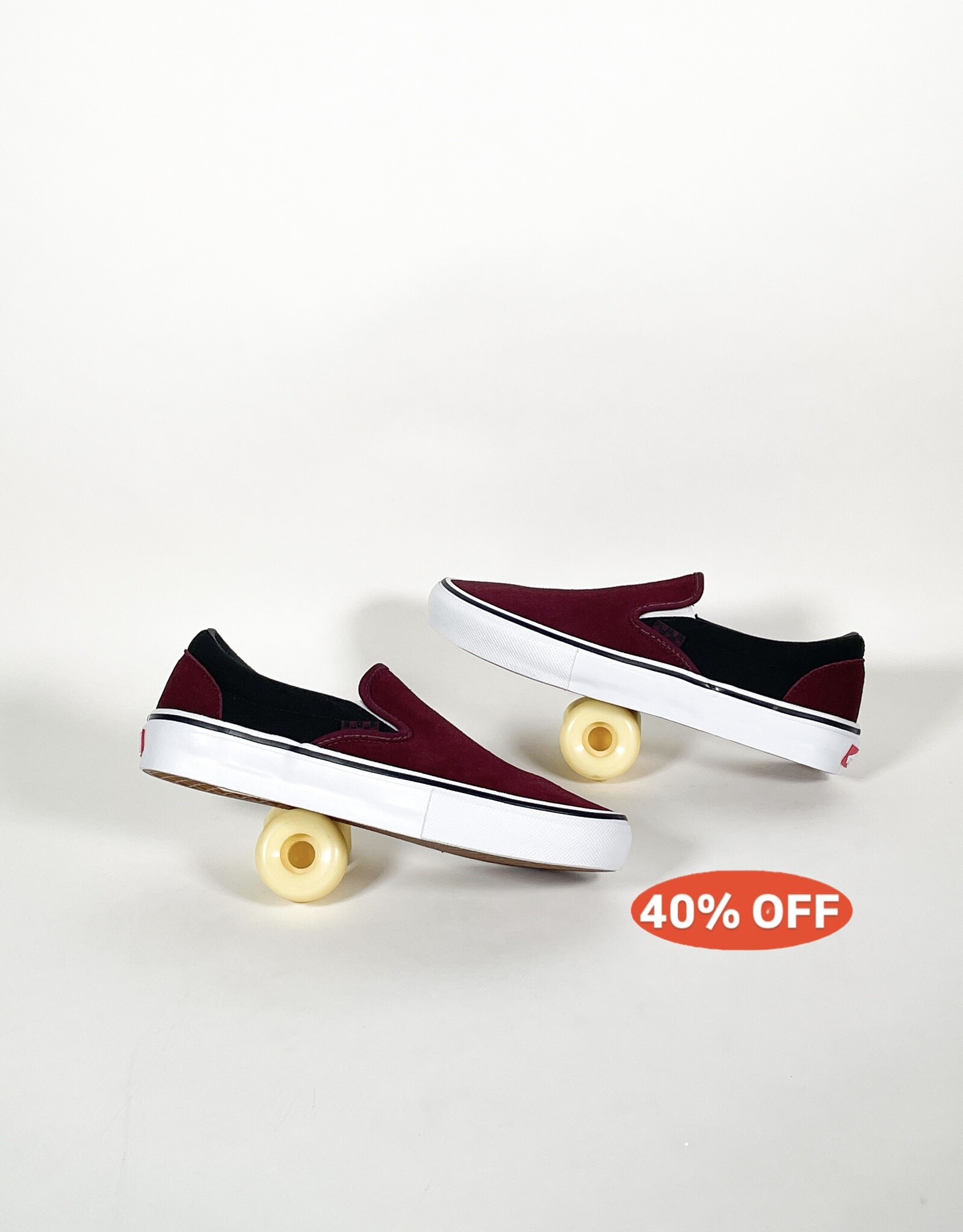 VANS SKATE SLIP-ON - PORT/BLACK