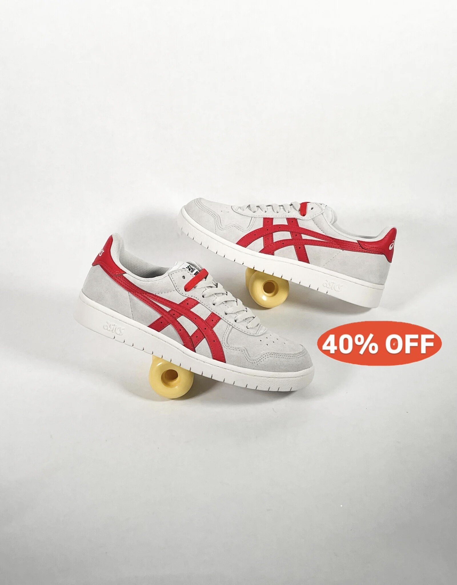 ASICS SKATE JAPAN PRO CLOUD GREY/CLASSIC RED