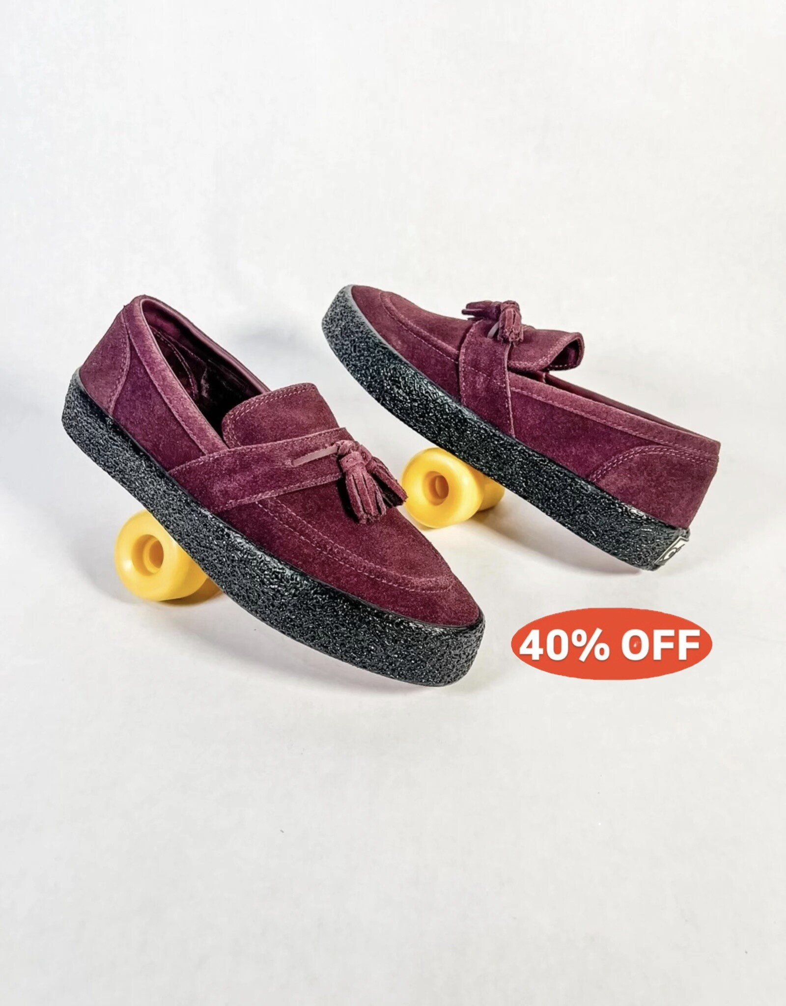 LAST RESORT AB VM005 LOAFER - FIG RED/BLACK