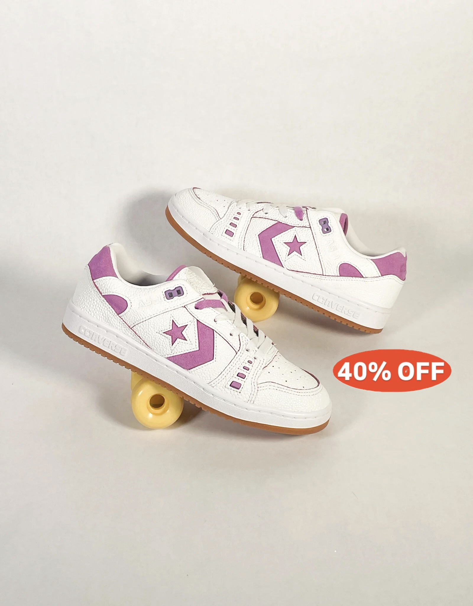 コングアイズ CONVERSE CONS AS-1 PRO OX WHITE/FUCHSIA GLOW/WHITE - KINGSWELL