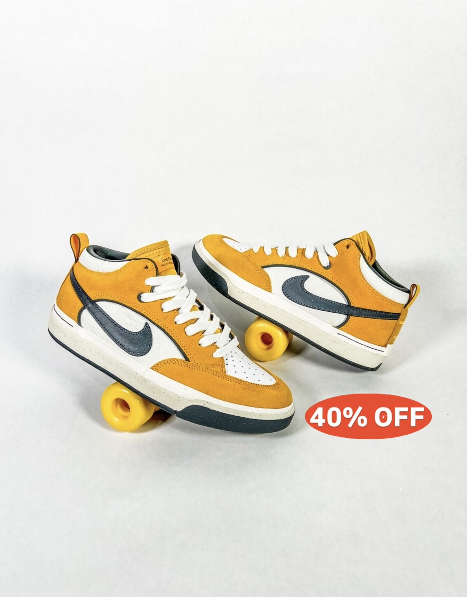 NIKE SB REACT LEO - UNIVERSITY GOLD/DARK GREY - KINGSWELL - Los Feliz