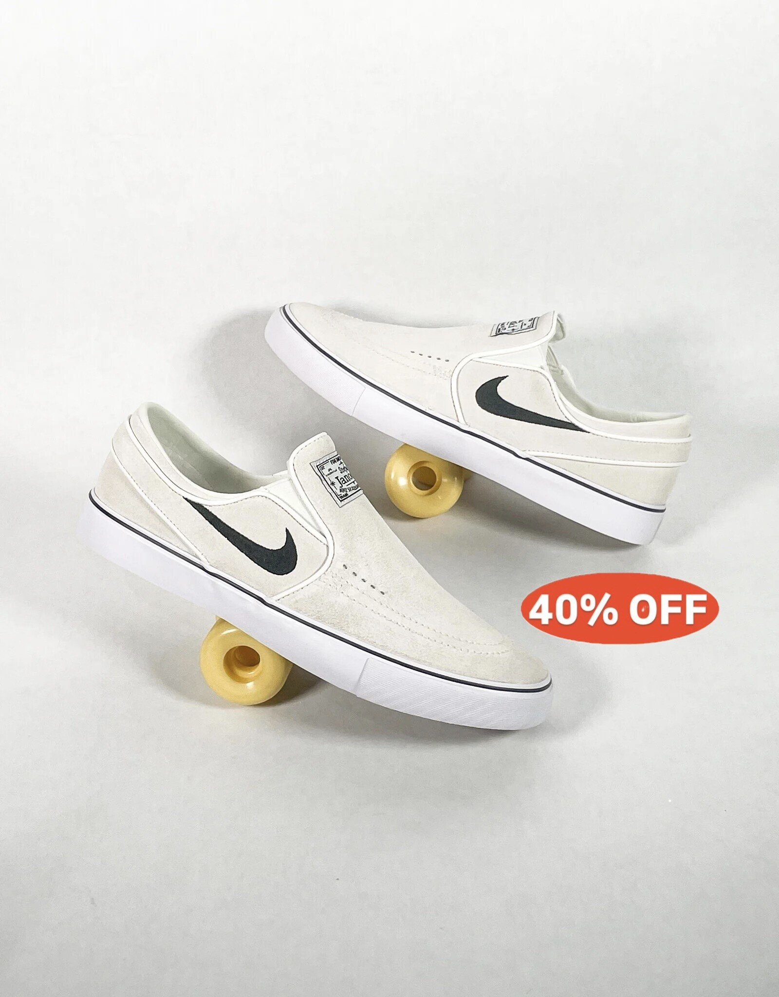 NIKE SB JANOSKI+ SLIP SUMMIT WHITE/BLACK-SUMMIT WHITE-WHITE