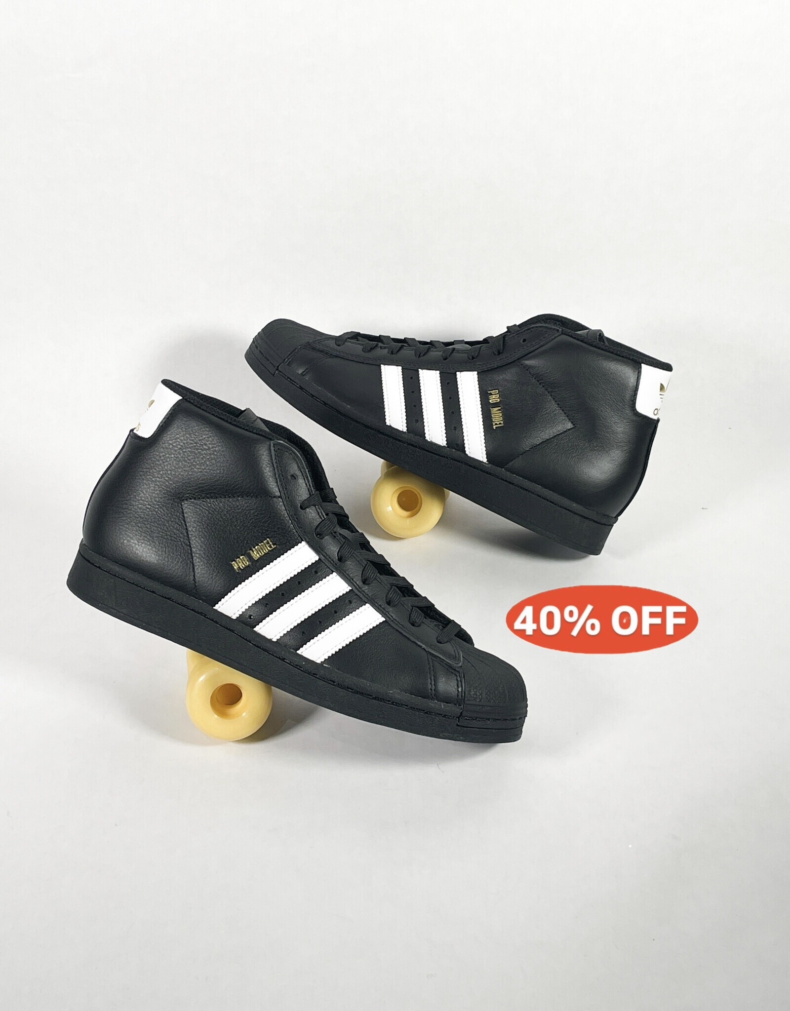 ADIDAS PRO MODEL ADV - CBLACK/FTWWHT/GOLDMT