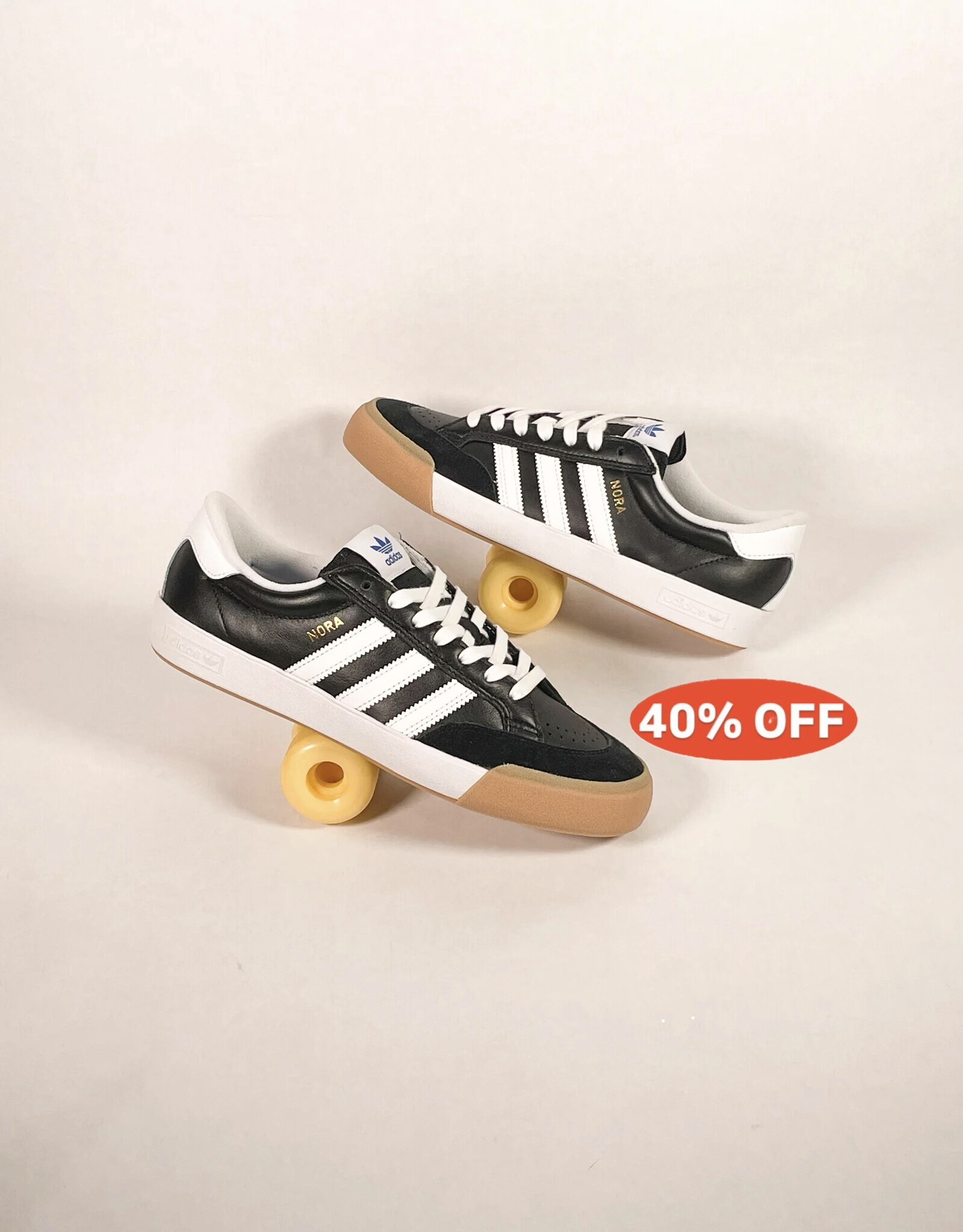 ADIDAS NORA CBLACK/FTWWH/BLUEB