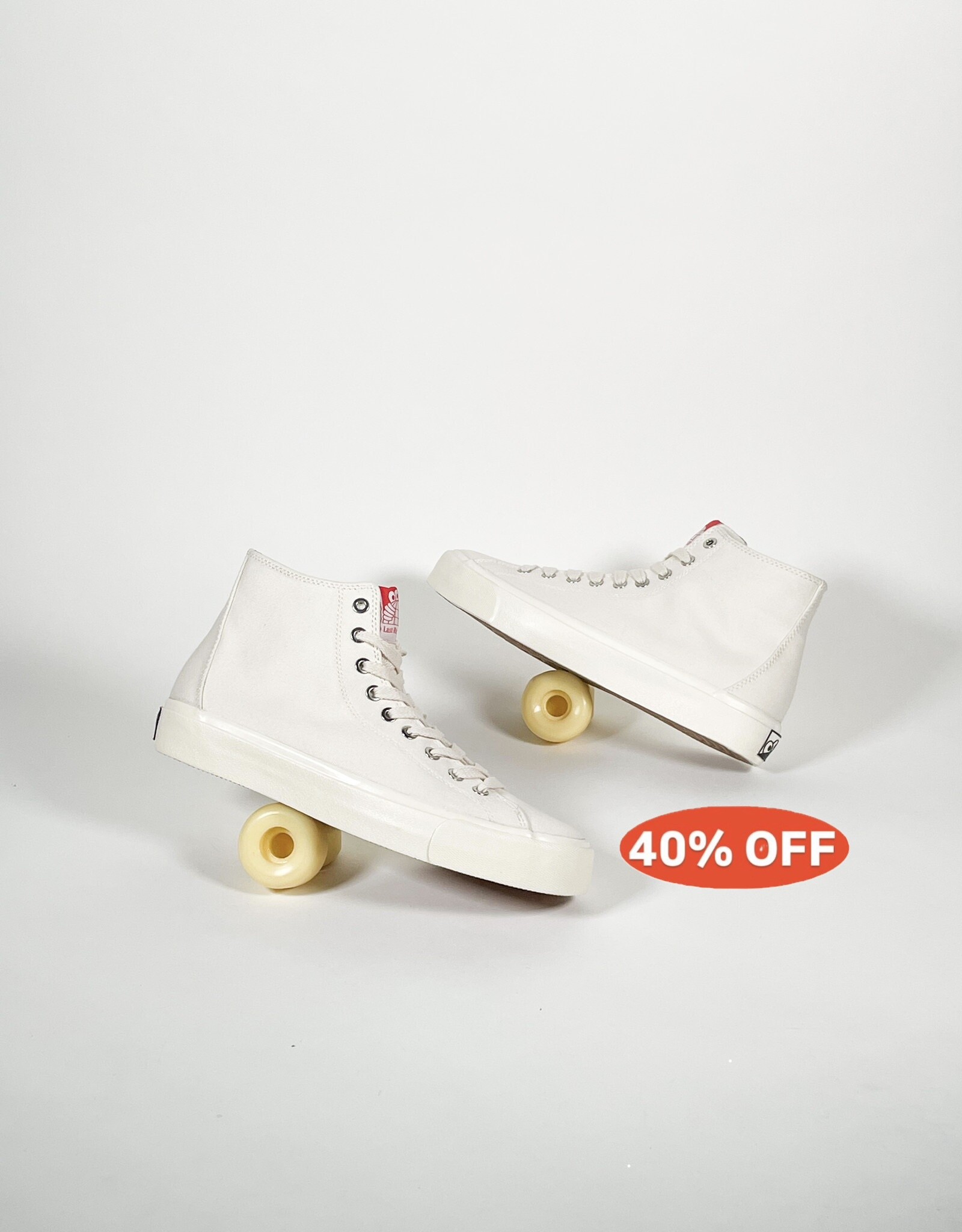 LAST RESORT AB RESORT VM003 HI CANVAS - WHITE/WHITE