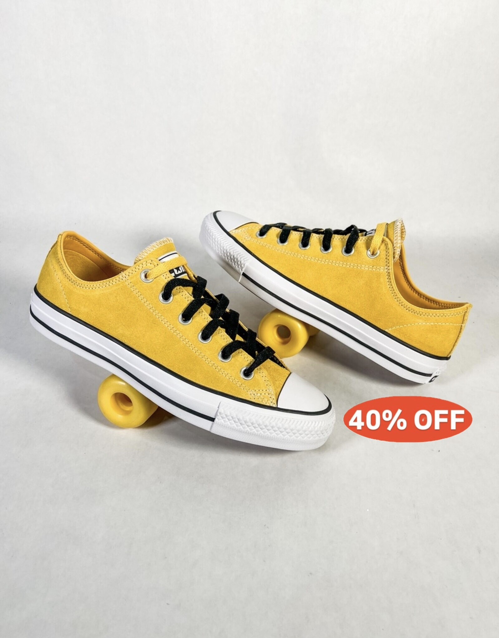 CONVERSE CONS CTAS PRO OX (SUEDE) - BANANAS/BLACK/WHITE