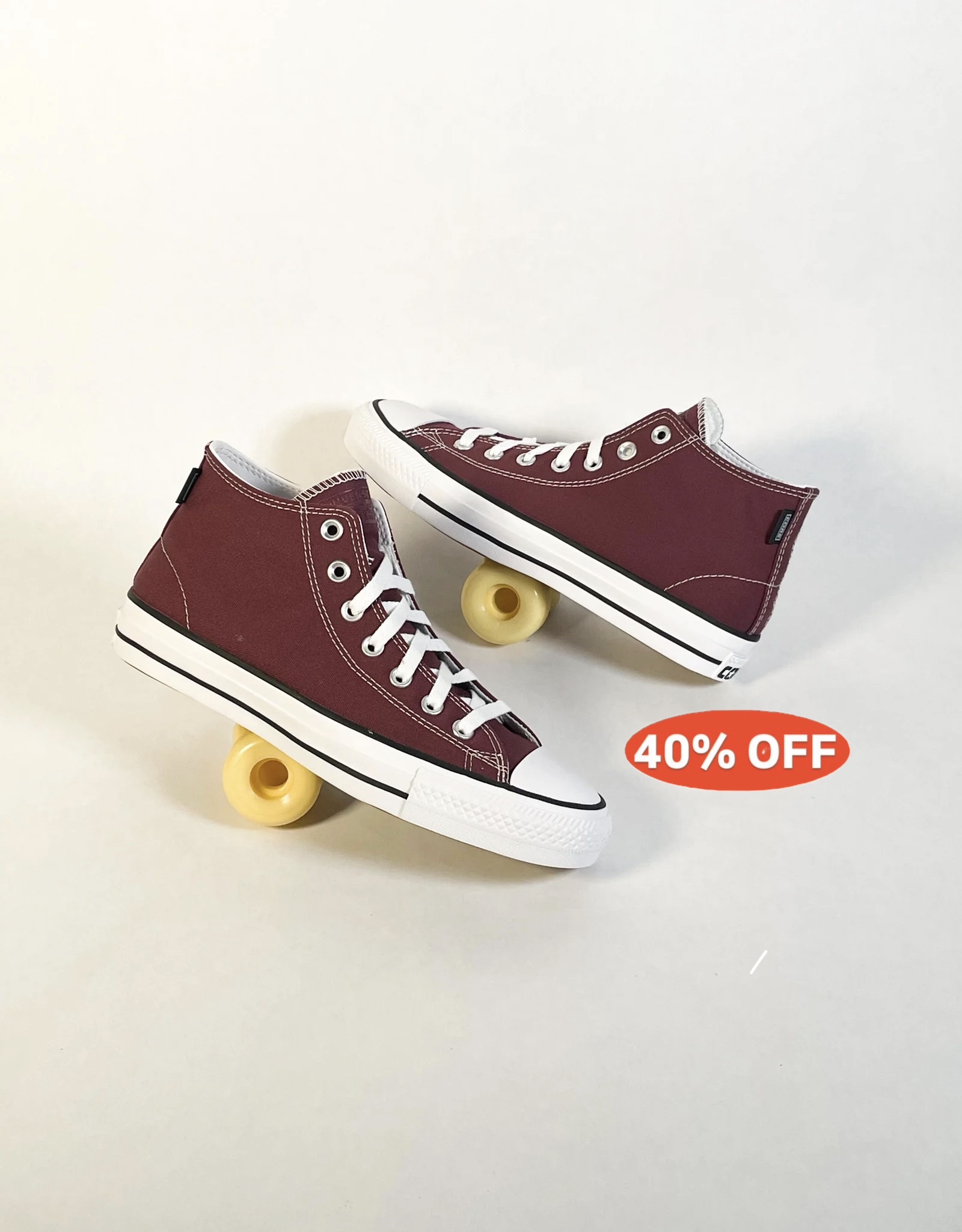 CONVERSE CONS CTAS PRO MID CHERRY VISION/WHITE/WHITE - KINGSWELL