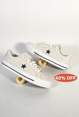 CONVERSE CONS ONE STAR PRO OX EGRET/WHITE/BLACK - BONE