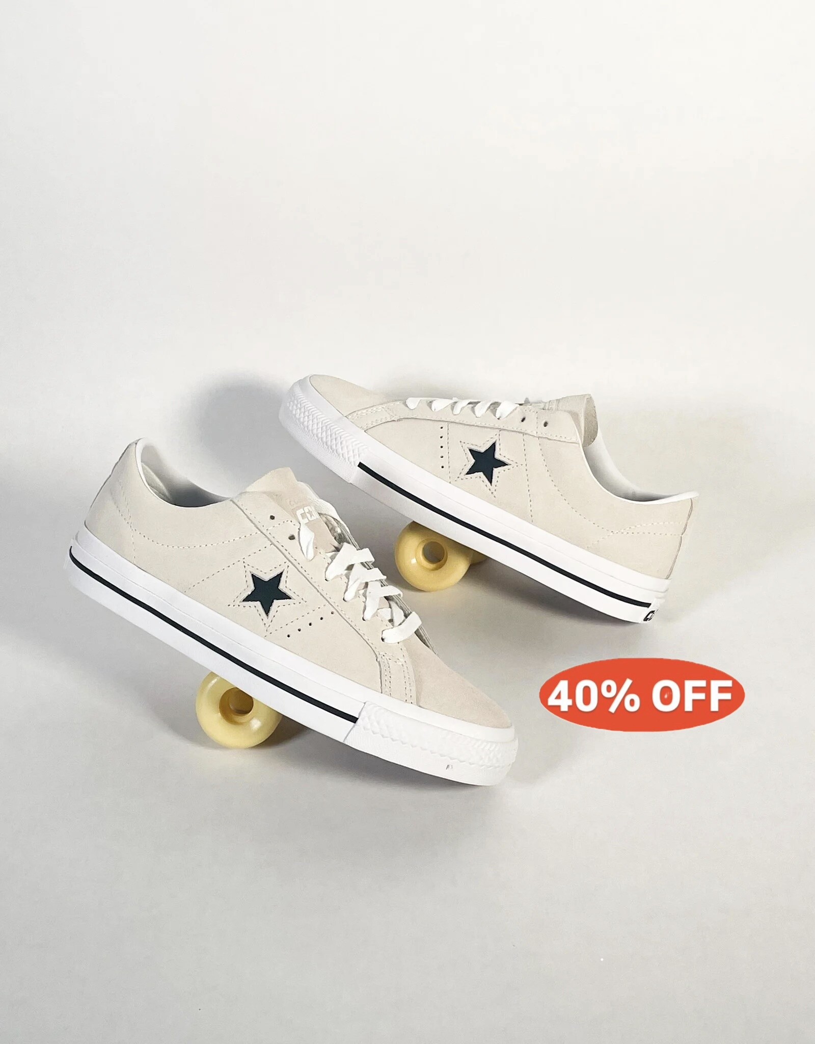 CONVERSE CONS ONE STAR PRO OX EGRET/WHITE/BLACK - BONE