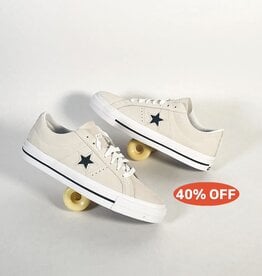 CONVERSE CONS ONE STAR PRO OX EGRET/WHITE/BLACK - BONE