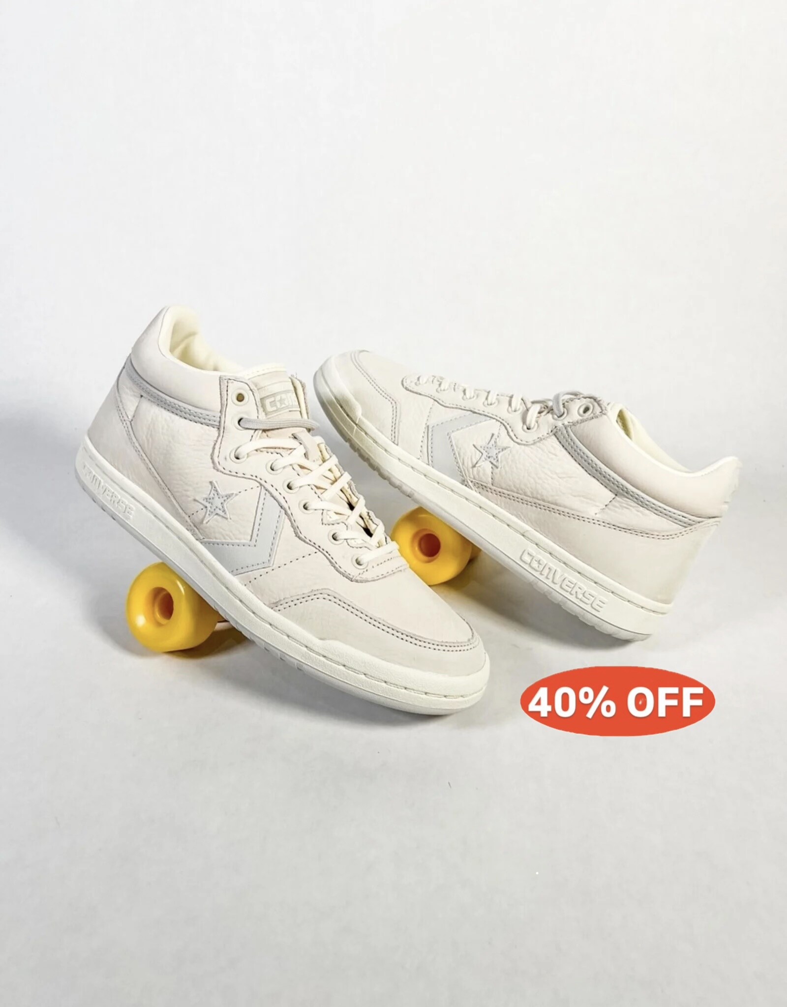 CONVERSE CONS FASTBREAK PRO MID - EGRET/BARELY GREY