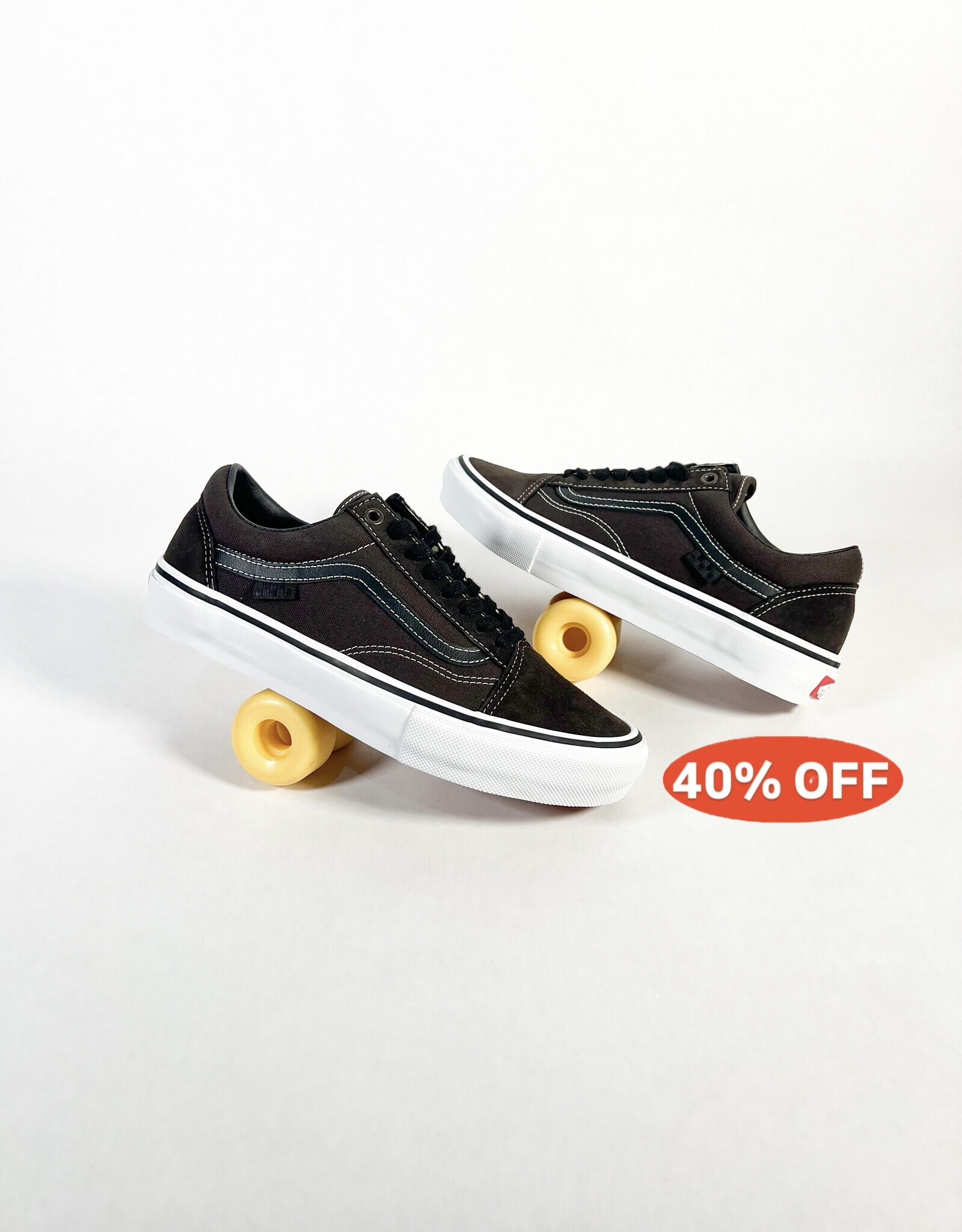 VANS SKATE OLD SKOOL - CHOCOLATE/WHITE