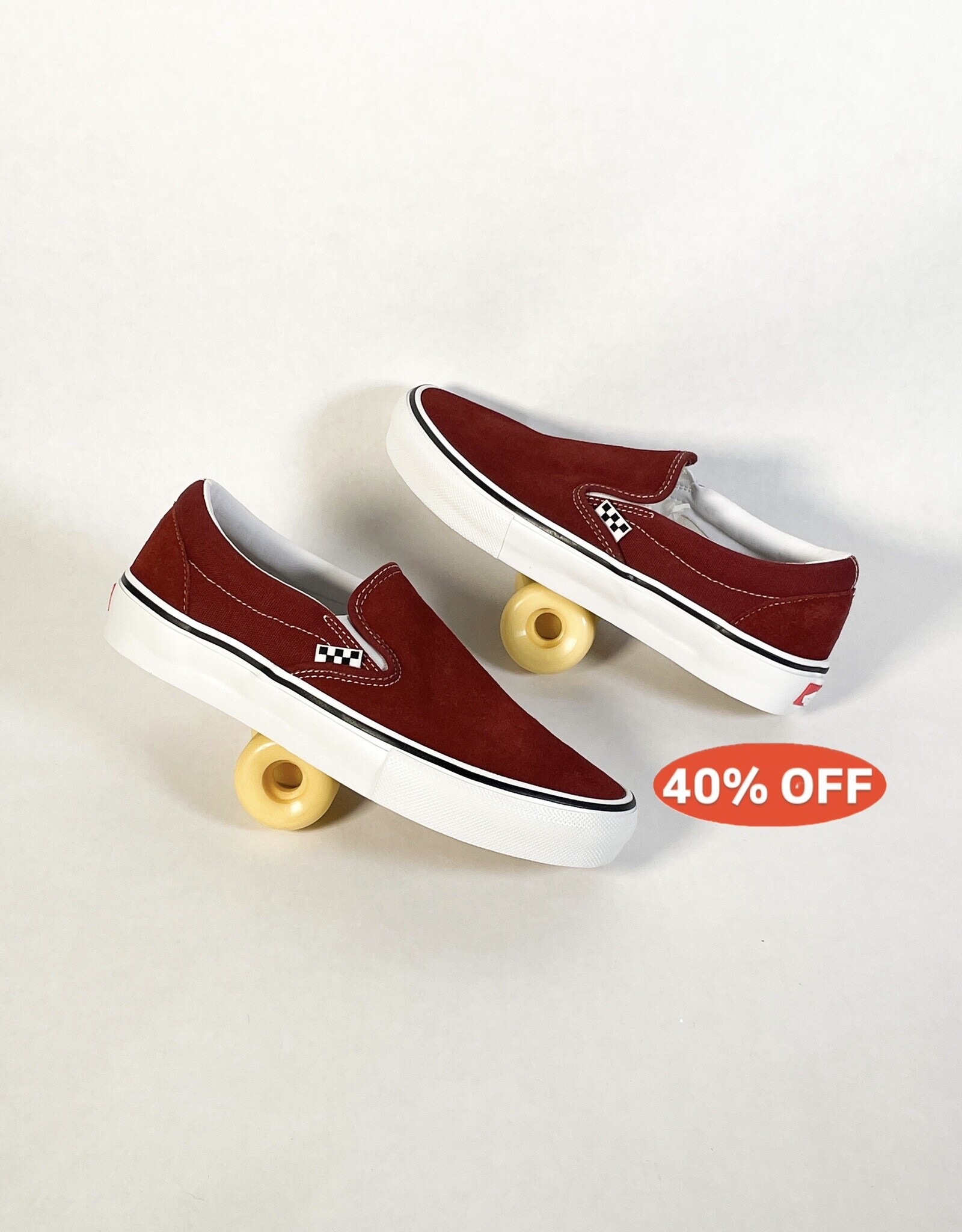 VANS SKATE SLIP ON - BRICK