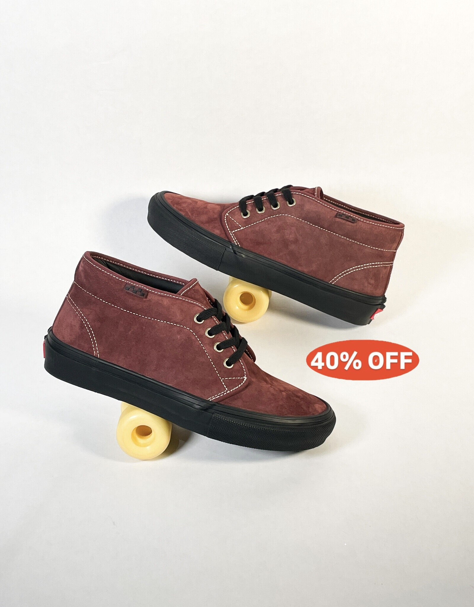 VANS MN SKATE CHUKKA DARK RED/BLACK