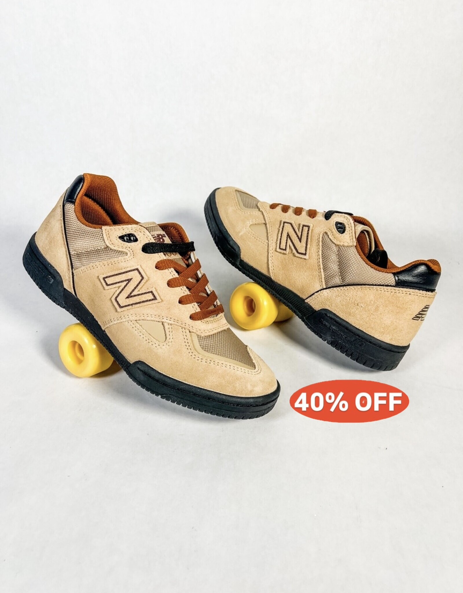 NEW BALANCE NUMERIC TOM KNOX 600 - BEIGE/BLACK