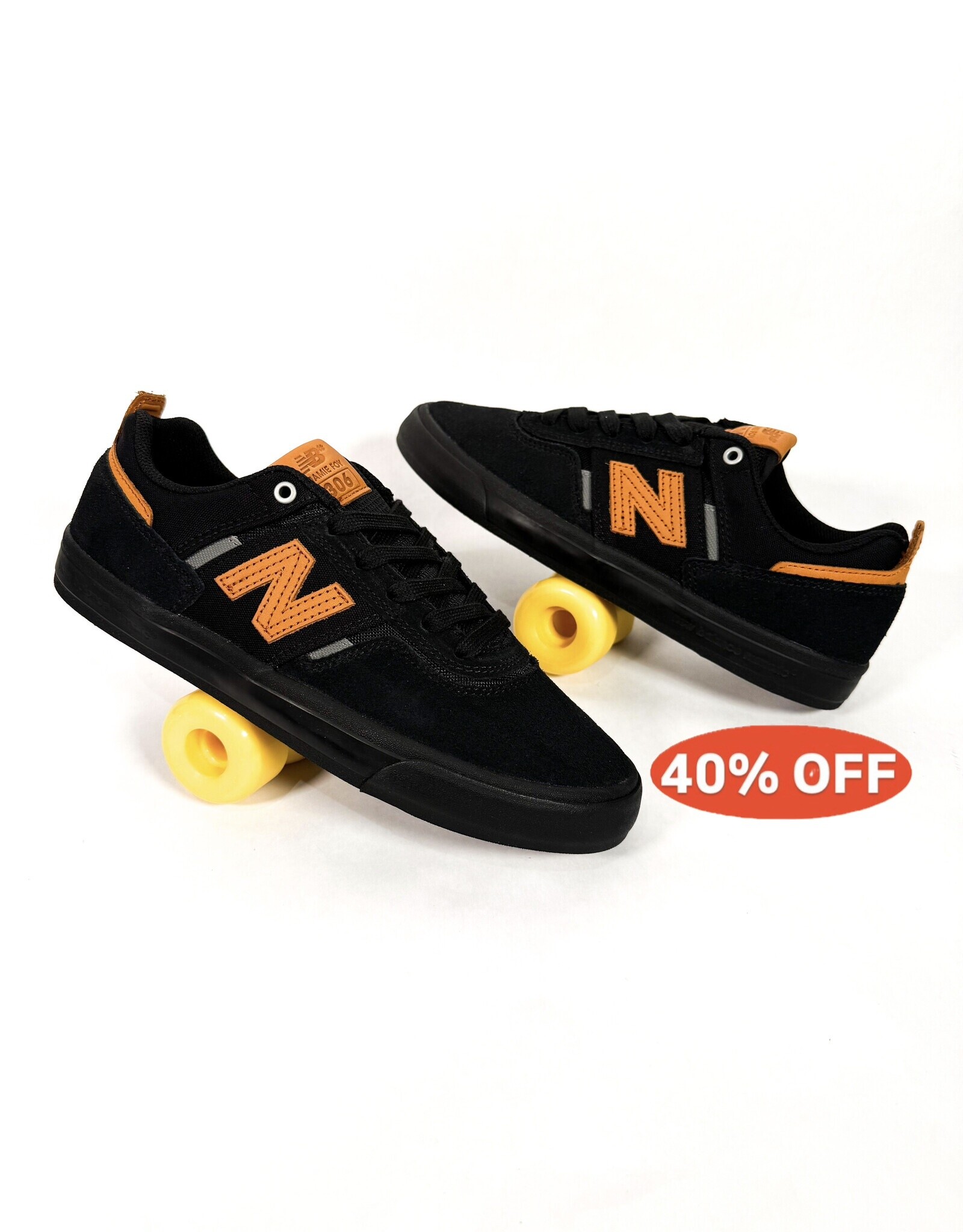 NEW BALANCE NB Numeric Jamie Foy 306 - Black / Brown