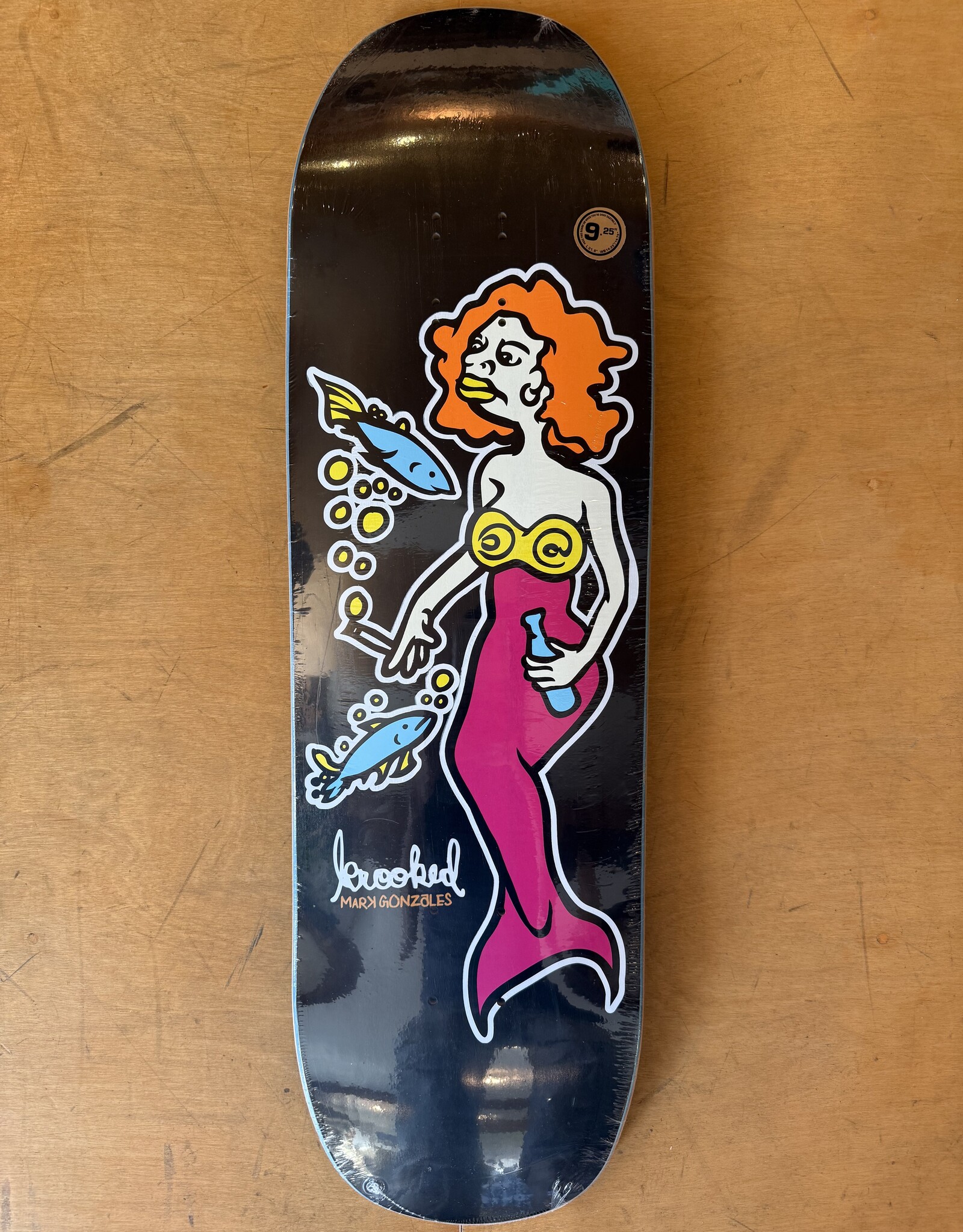 Mark Gonzales Mermaid Hand Screened Pro Deck - 9.25
