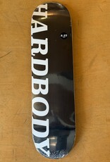 HARDBODY Black / White Logo Team Deck - 8.25 Short