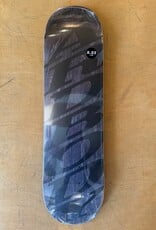 HARDBODY Stacked Logo Team Deck Black Veneer - 8.25 Long