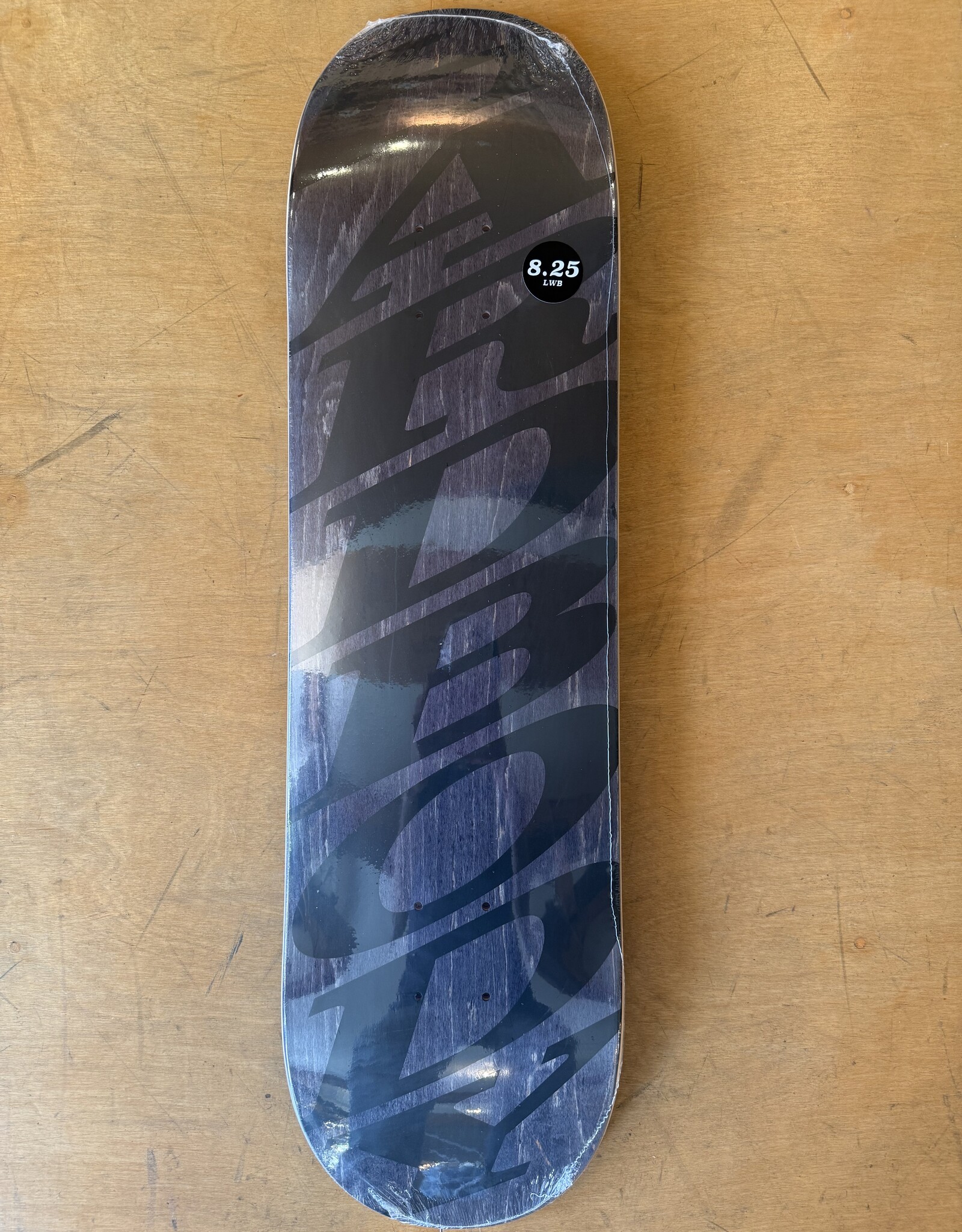 HARDBODY Stacked Logo Team Deck Black Veneer - 8.25 Long